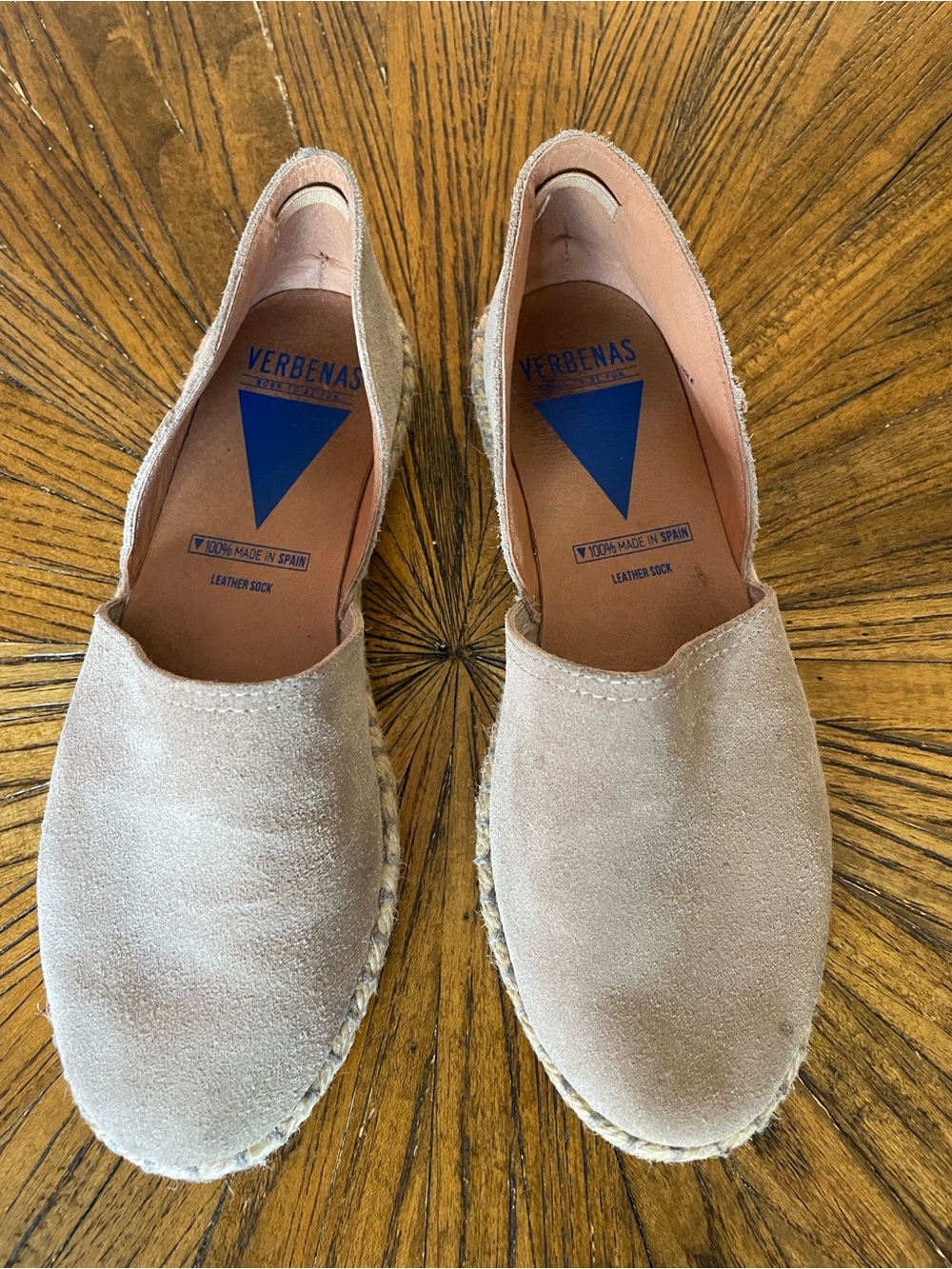 Verbenas Women's Suede Espadrilles in Taupe